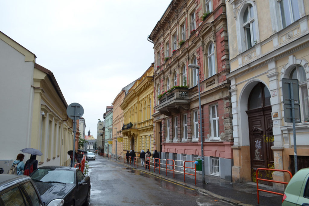 Bratislava Sokaklarındaki Bebekler ve Ezilmiş Akağaç Yaprağı