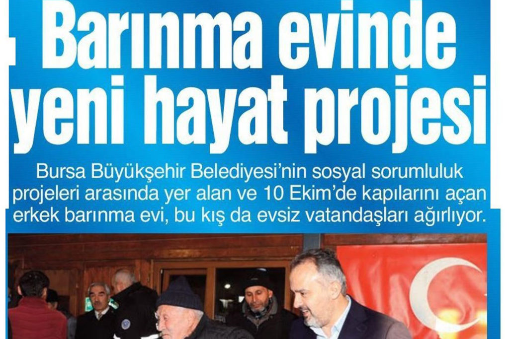 Barınma Evinde Yeni Hayat Projesi