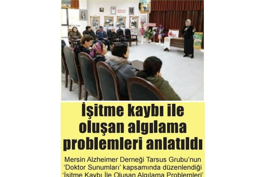 İşitme Kaybı ile Oluşan Algılama Peoblemleri Anlatıldı