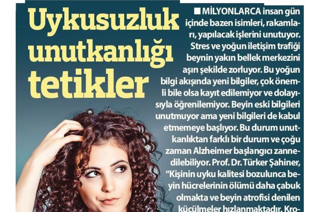 Uykusuzlu Unutkanlığı Tetikler
