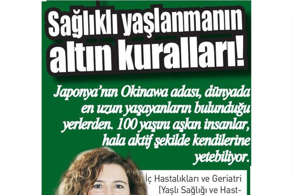 Yaşlanmanın Kuralları Sağlıklı