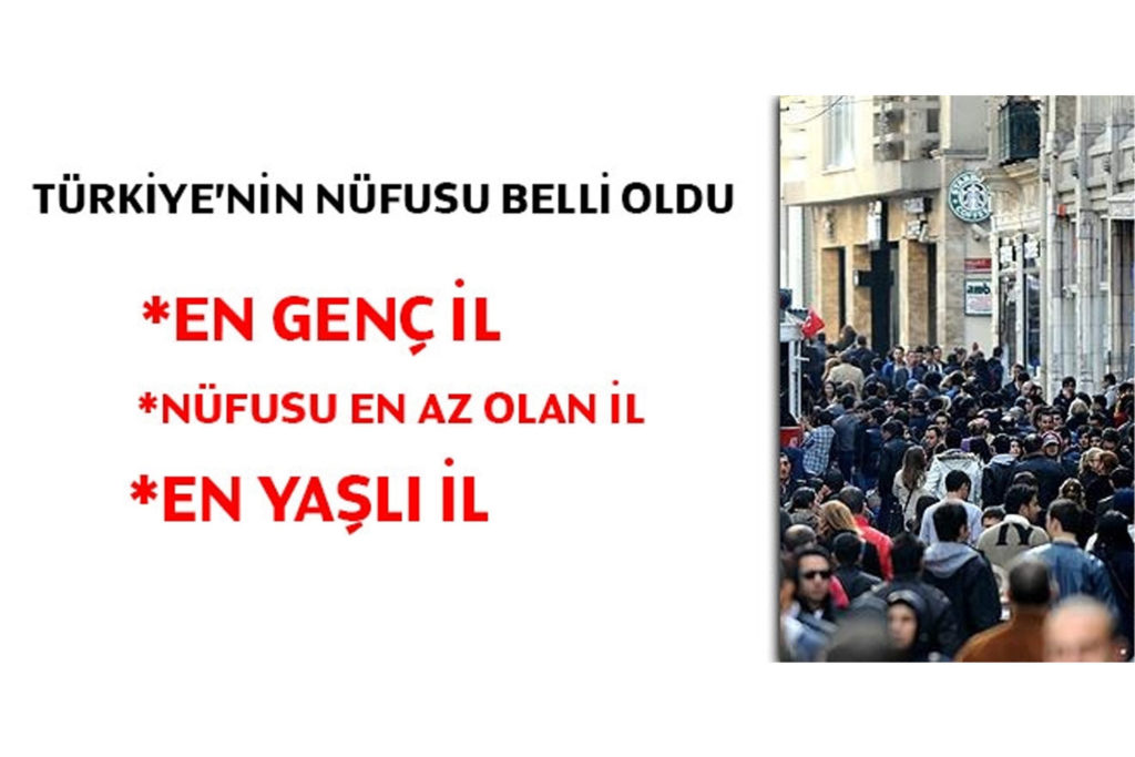 Türkiye'nin toplam nüfusu belli oldu