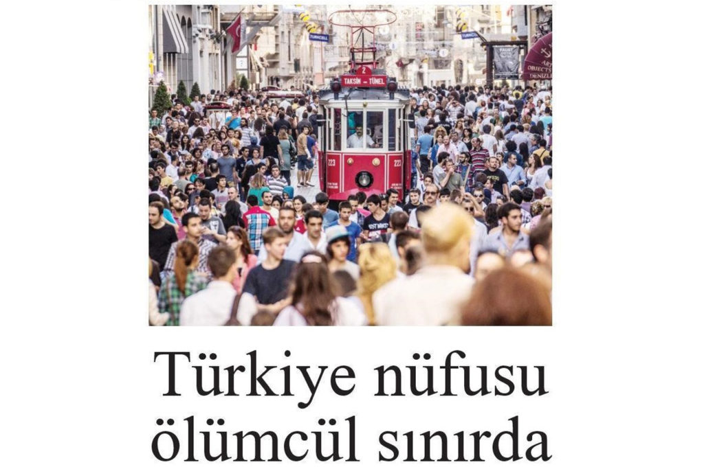 Türkiye Nüfusu Ölümcül Sınırda
