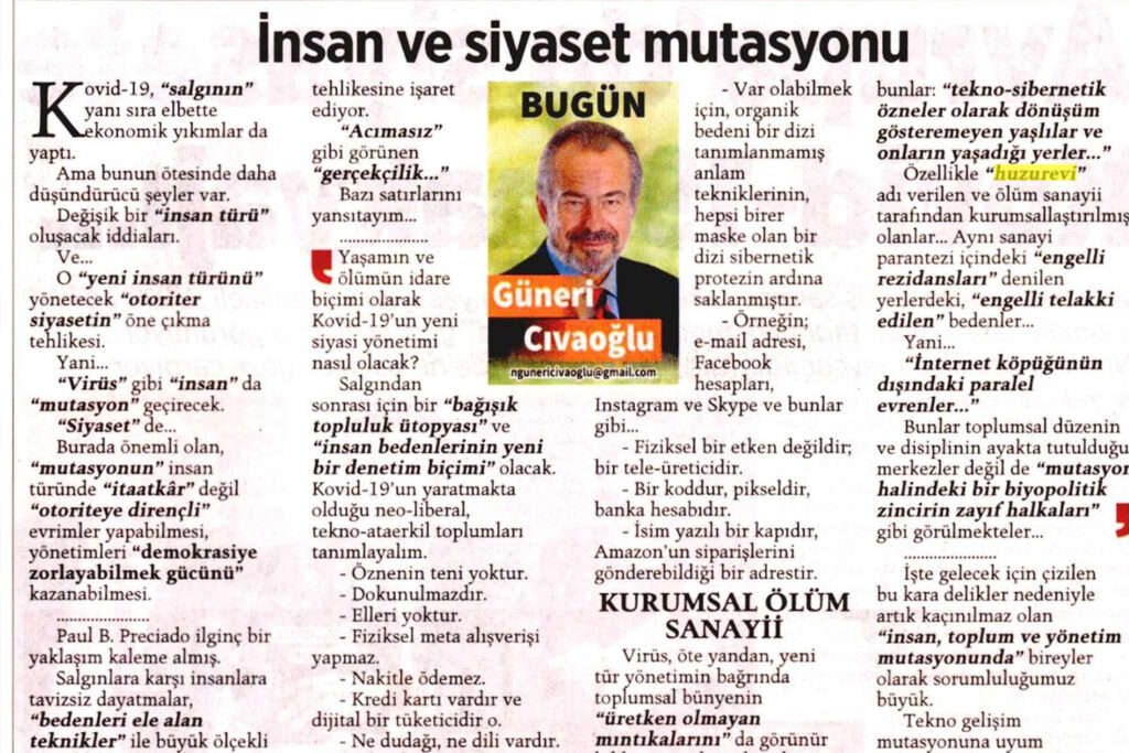 İnsan ve Siyaset Mutasyonu